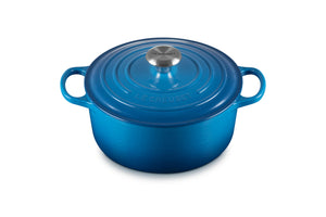 Le Creuset Enameled Cast Iron Signature Round Dutch Oven, 4.5 qt., Marseille