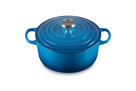 Enameled Cast Iron Signature Round Dutch Oven Lidded 4.5 qt. - Marseille