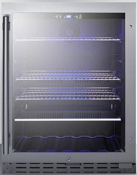 Summit 24” Beverage Center, Stainless Steel - ALBV2466CSS