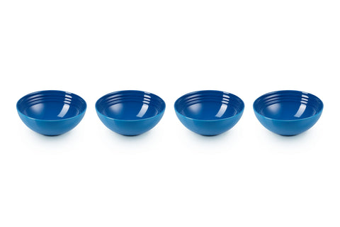 Le Creuset Stoneware Set of 4 Soup Bowls, 22 oz. (6.25") each, Marseille