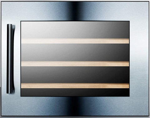 Summit 24" Wine Cellar, Intergrated Stainless Steel -VC28S