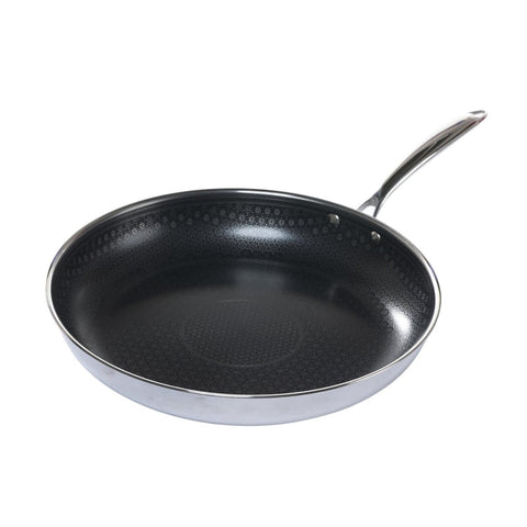Black Cube CeramicQR Cookware Made in France Quick Release Fry Pan-Ceramic Non-Stick Skillet-For Induction Cooktops, 12.5-Inch