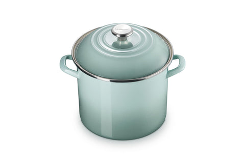 Classic Round Stockpot- 10qt Sea Salt