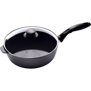 Swiss Diamond HD Nonstick Saute Pan with Glass Lid - 3.2 qt (6724C)