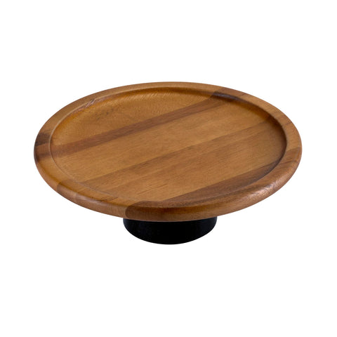 Cake Stand - large - BlackAcacia Base