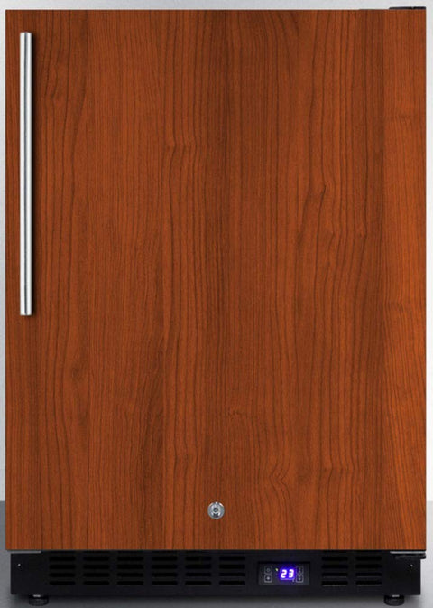 Summit 24” Freezer with Ice Maker, Built-in Outdoor Freezer, 4.72 cu.ft Capacity, Panel Ready*- SPFF51OSIFIM (*Panels Not Included)