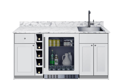 69inch wide Turnkey Oasis Wet Bar