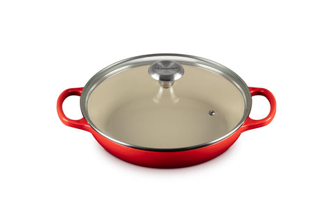 Signature Baiser with Glass Lid - Cerise 2.25 qt.