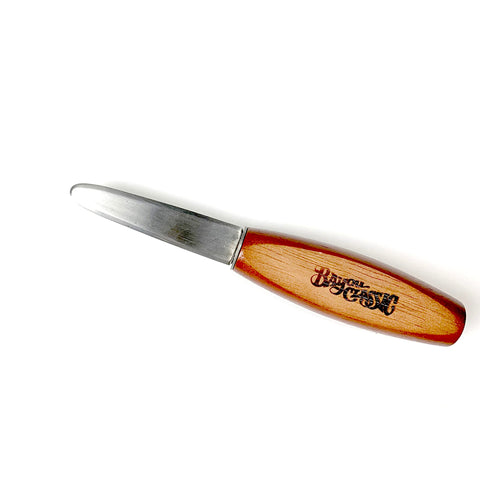 Bayou Classic 300-205 Oyster Shucker Knife Features Stainless Beveled Blade and Hardwood Handle Perfect For Opening Oyster Shells and Cutting Loose the Meat