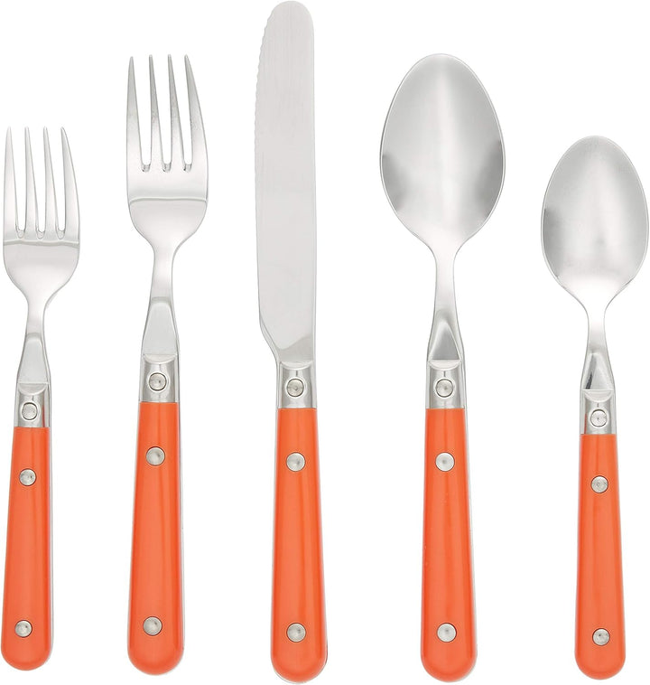 Ginkgo International Le Prix 20-Piece Stainless Steel Flatware place Setting