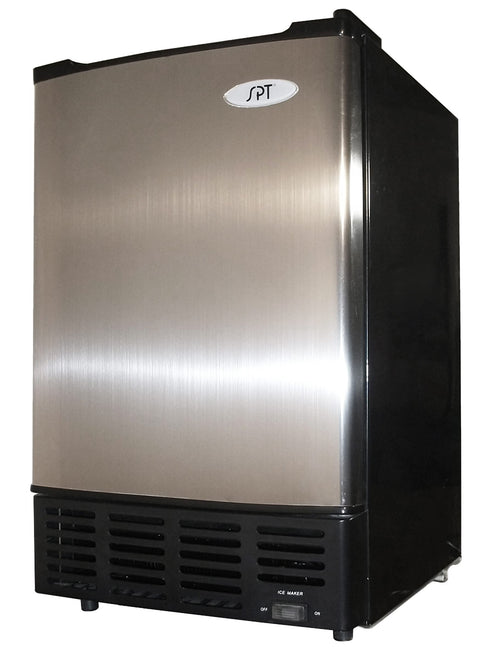 Sunpentown UNDERCOUNTER ICE MAKER STAINLESS STEEL DOOR, Gray (IM-150US)