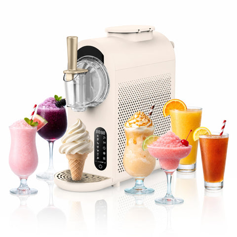 Whynter 7-in-1 Soft Serve Ice Cream Slushy Machine, 1.6 Qt, Compressor