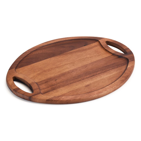 Kalmar Home Large Oval Tray with Handle