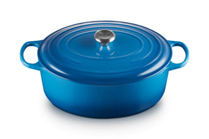 Le Creuset Enameled Cast Iron Signature Oval Dutch Oven, 9.5 qt., Marseille