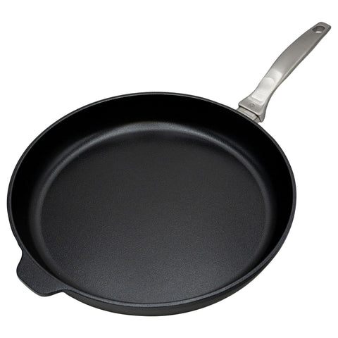 Swiss Diamond Induction Ready Nonstick Frying Pan Hybrid Ceramic and Diamond-Infused Fry Pan, Dou Ceramic, Dishwasher and Oven Safe Fry Pans (12.5 IN)