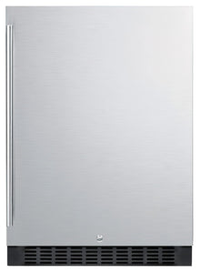 Summit 24” Refrigerator, Built-in, Outdoor Refrigerator, 4.6 cu.ft. Capacity, ENERGY STAR, Stainless Steel- SPR627OSCSS