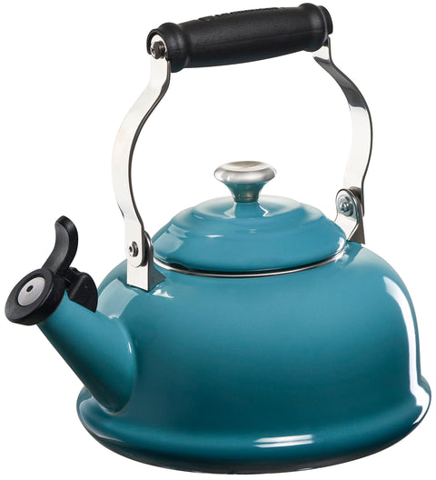 Enamel on Steel Classic Whistling Kettle 1.7 qt. - Caribbean