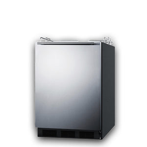 Summit 24" Undercounter Kegerator, ADA-Compliant, Stainless Steel - SBC58BLBIADANK