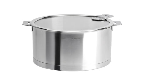 Cristel Strate C14QLKSA Saucepan, 1 quart, Silver