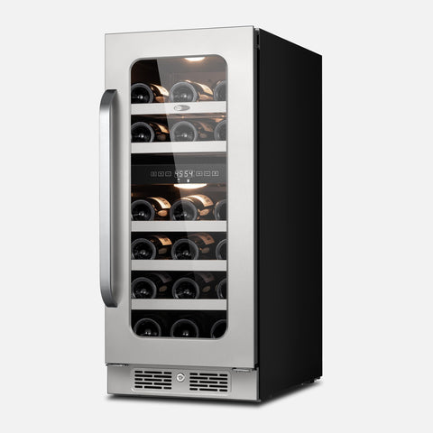 Whynter 15" Built-in Undercounter Wine Refrigerator, 29 Bottle, BSR-029DW