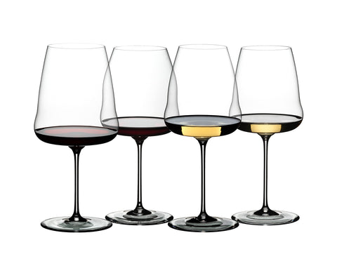 Riedel 5123/47 Winewings Tasting Wine Glass Set, Set of 4, Clear