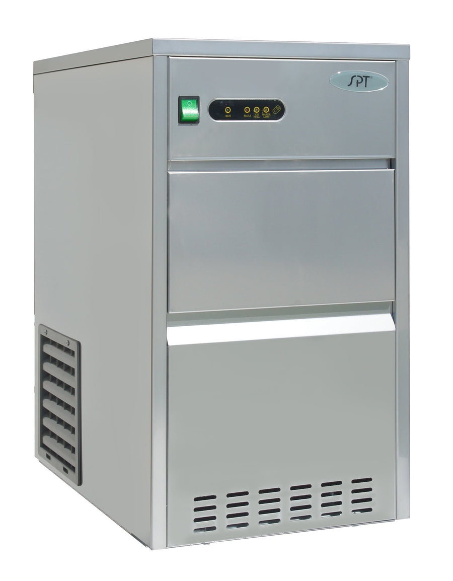 SPT IM-441C 44 lbs Automatic Stainless Steel Ice Maker, Silver
