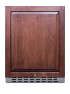 Summit 24” Refrigerator, Built-in, Outdoor Refrigerator, 4.2 cu.ft. Capacity, ADA Compliant, Stainless Steel Cabinet, Panel Ready Door*- AL55OSCSSIF (Panels Not Included)