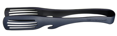 Swiss Diamond SD "No More Mess!" Tongs, Black/Red, 1 Piece