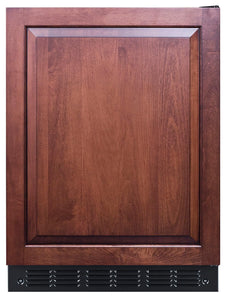 Summit FF708BLSSIFADA 24” Wide ADA Under Counter Refrigerator 5.1 cu.ft. with Panel-Ready Door (Panel Not Included) Automatic Defrost Operation, Deluxe black interior (ADA-Panel Ready-RHD)