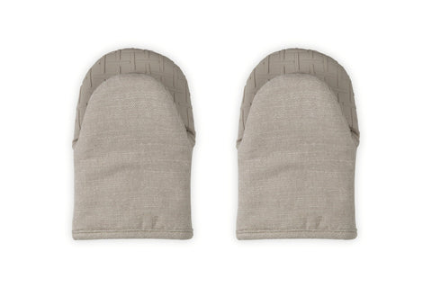 Set of 2 Mini Oven Mitts 8 In Sable 8"