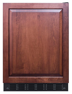Summit FF6BK2SSIFADA 24” Wide ADA Under Counter Refrigerator 5.5 cu.ft. with Panel-Ready Door (Panel Not Included) Automatic Defrost Operation, and Deluxe black interior (ADA-Panel Ready-RHD)