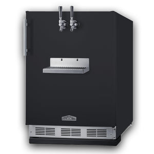 24 Inch Wide Front Tap Built-In Cold Brew Coffee Kegerator, ADA-Compliant
