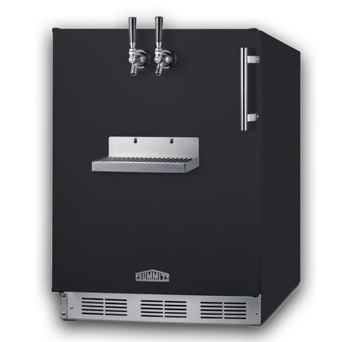 24 Inch Wide Front Tap Built-In Cold Brew Coffee Kegerator, ADA-Compliant