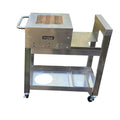 Bayou Classic 700-183 Stainless Steel Accessory Workstation Cart Custom Designed for THE 2.5-gal Bayou® Fryer (Model# 700-725)