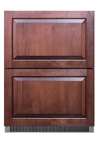 Summit 24” Two Drawer Refrigerator, Panel Ready* - ADRD24PNR