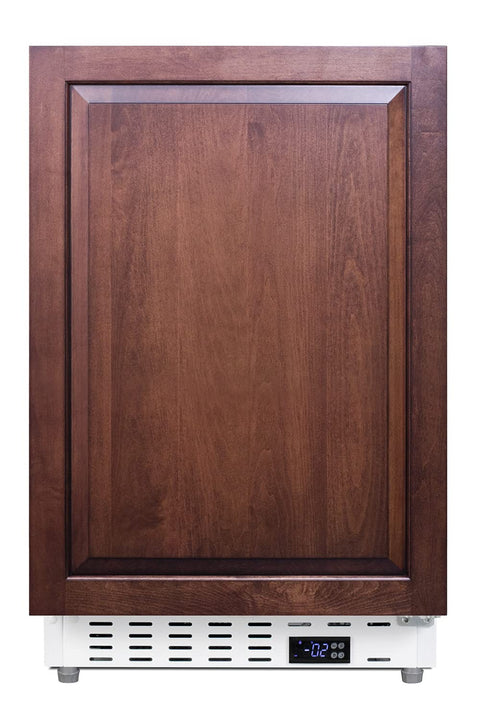 Summit Appliance ALFZ36IF 21" Wide Built-In All-Freezer; White Cabinet; Panel-ready Door (Panels Not Included); 2.68 cu.ft Capacity; Manual Defrost; Open Door Alarm; Adjustable Thermostat