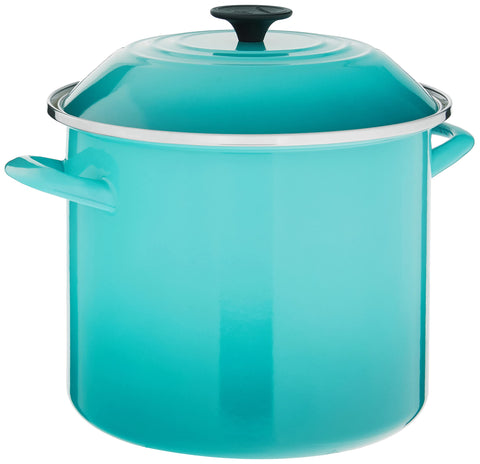 Le Creuset Enamel On Steel Stockpot, 10 qt., Caribbean