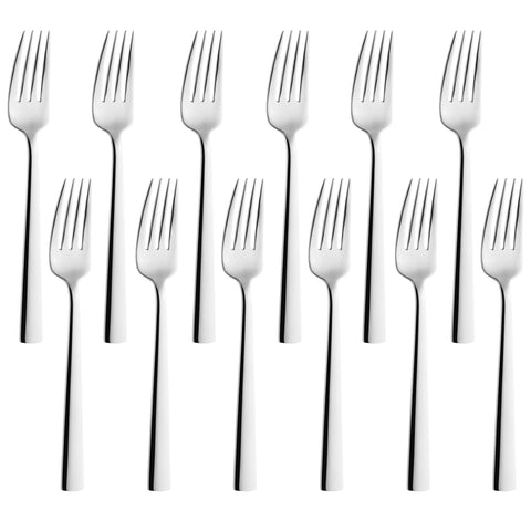 Amefa Set of Forks Bliss 18 cm Metal Steel 12 Units
