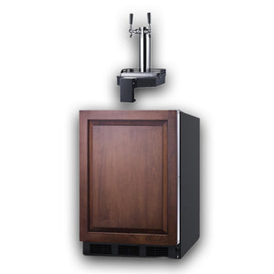 24 in. Wide Built-In Floating Tap Cold Brew Kegerator ADA-Compliant