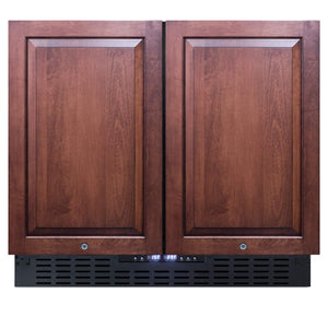 Summit 36" Side-By-Side Refrigerator & Freezer, Panel Ready* - FFRF36IF