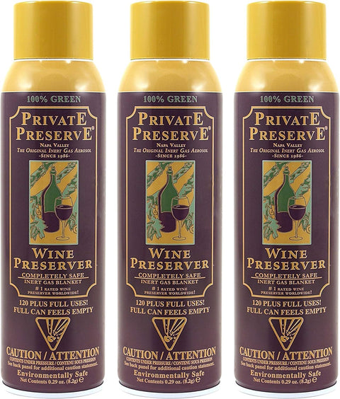 Private Preserve Wine Preservation System Set of 3