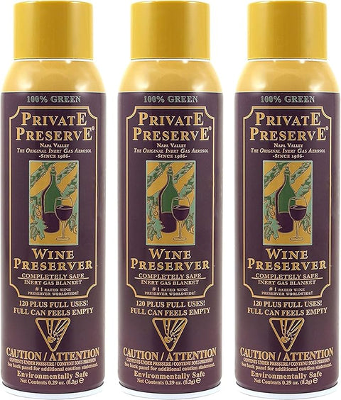 Private Preserve Wine Preservation System, Set of 3
