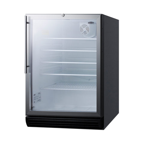 Summit 24” Beverage Center, STainless Steel - SCR600BGLBIHVADA
