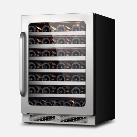Whynter 24" Built-in Undercounter Wine Refrigerator, 54 Bottle, BSR-054SW