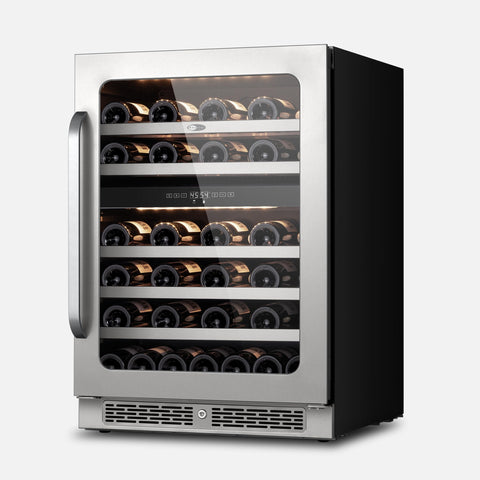 Whynter 24" Dual Zone Wine Refrigerator, 46 Bottle, BSR-046DW