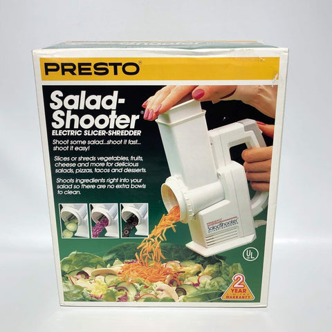 PRESTO 02910 SALAD SHOOTER ELECTRIC SLICER SHREDDER