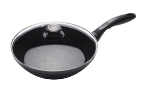 Swiss Diamond Induction Edge Stir Fry Pan W/Lid - 10.25", Gray