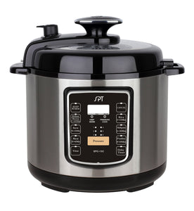 SPT EPC-13C Electric Pressure Cooker with Quick Release Button, 6.5 quart, Stainless Steel