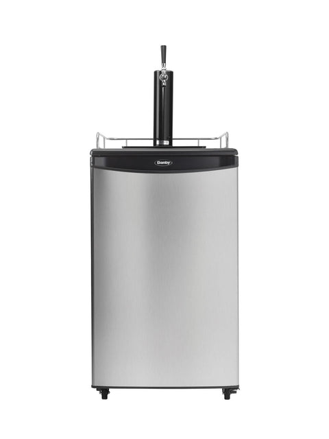 Danby 5.4 cu. ft. Single Tap Keg Cooler in Stainless Steel