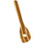 Pao! Two Toned Bamboo One Hole Slotted Stirring Spoon